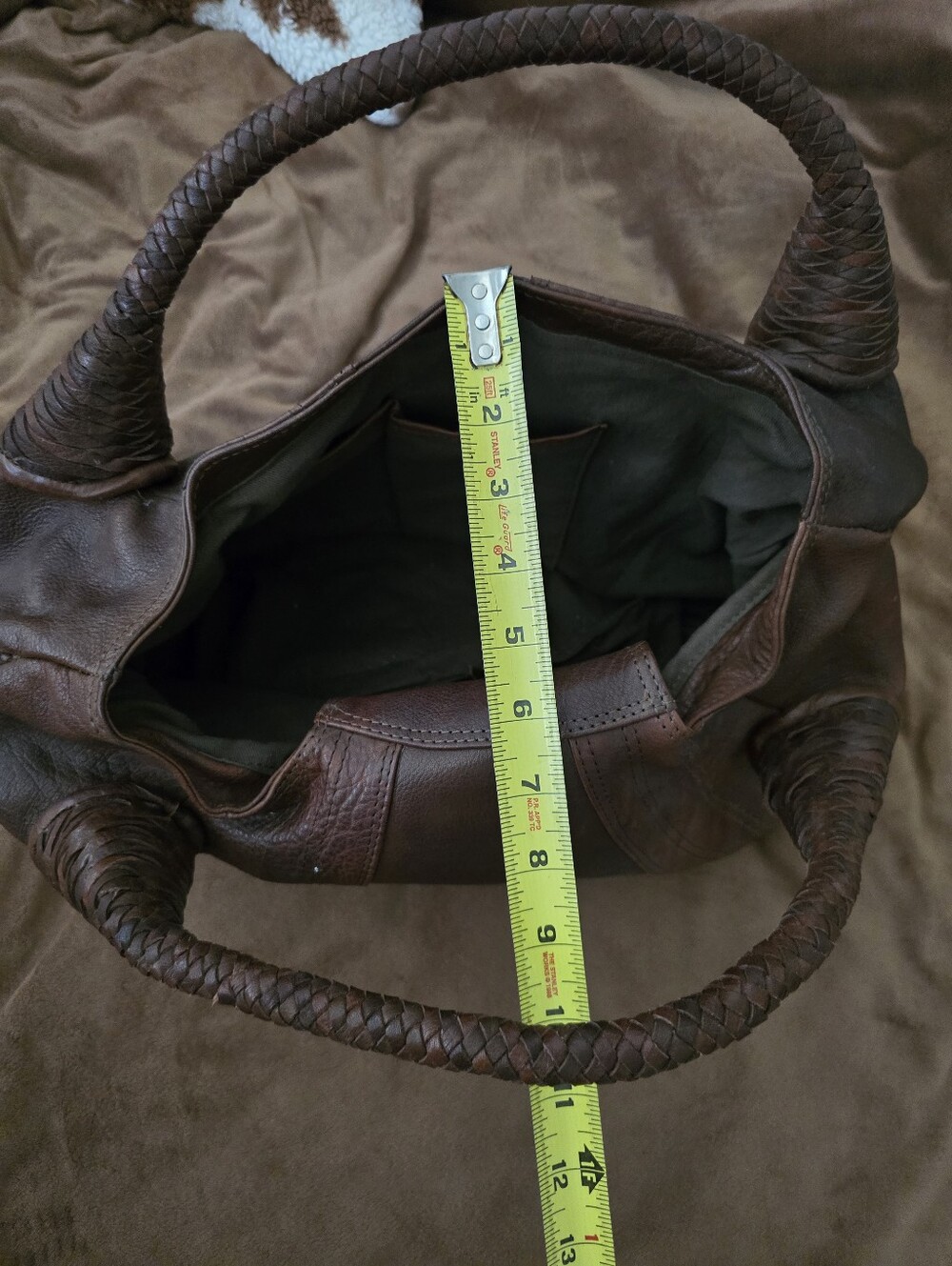 American Darling Rich Brown Leather Hobo Bag - Picture 9 of 9